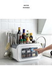 Load image into Gallery viewer, Spice Jars Spice Rack Spice Tins Spice Storage Jar Tins Pepper Seasoning Shakers Jars Seasoning Box Set Kitchen Tools