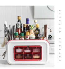 Load image into Gallery viewer, Spice Jars Spice Rack Spice Tins Spice Storage Jar Tins Pepper Seasoning Shakers Jars Seasoning Box Set Kitchen Tools