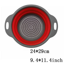 Load image into Gallery viewer, Kitchen Accessories Tools Fold-able Fruit Vegetable Washing Basket Strainer Portable Colander Collapsible Drainer Kitchen Gadgets