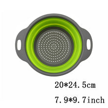 Load image into Gallery viewer, Kitchen Accessories Tools Fold-able Fruit Vegetable Washing Basket Strainer Portable Colander Collapsible Drainer Kitchen Gadgets