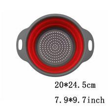 Load image into Gallery viewer, Kitchen Accessories Tools Fold-able Fruit Vegetable Washing Basket Strainer Portable Colander Collapsible Drainer Kitchen Gadgets