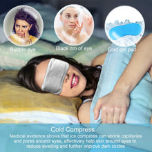 Load image into Gallery viewer, Lavender Heated Eye Mask for Sleeping USB Heated Eye Mask Warm Steam Dry Eye Mask Electric Temperature Heating Hot Eye Mask