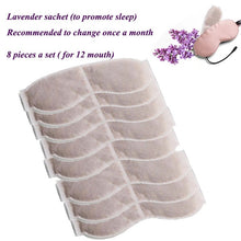 Load image into Gallery viewer, Lavender Heated Eye Mask for Sleeping USB Heated Eye Mask Warm Steam Dry Eye Mask Electric Temperature Heating Hot Eye Mask