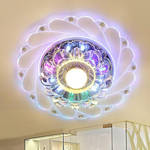 Load image into Gallery viewer, Modern LED Crystal Ceiling Light Circular Mini Ceiling Lamp Luminarias Rotunda Light For Living Room Aisle Corridor Kitchen
