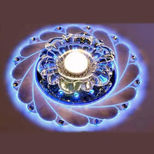Load image into Gallery viewer, Modern LED Crystal Ceiling Light Circular Mini Ceiling Lamp Luminarias Rotunda Light For Living Room Aisle Corridor Kitchen