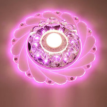 Load image into Gallery viewer, Modern LED Crystal Ceiling Light Circular Mini Ceiling Lamp Luminarias Rotunda Light For Living Room Aisle Corridor Kitchen