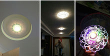 Load image into Gallery viewer, Modern LED Crystal Ceiling Light Circular Mini Ceiling Lamp Luminarias Rotunda Light For Living Room Aisle Corridor Kitchen