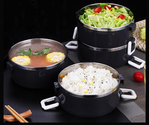 Stainless Steel Heat Preservation Lunch Box 1 Pieces Adult Business Bento Box  Food Container For Kids Portable Picnic School