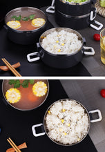 Load image into Gallery viewer, Stainless Steel Heat Preservation Lunch Box 1 Pieces Adult Business Bento Box  Food Container For Kids Portable Picnic School
