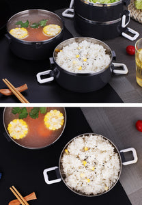 Stainless Steel Heat Preservation Lunch Box 1 Pieces Adult Business Bento Box  Food Container For Kids Portable Picnic School