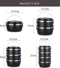 Load image into Gallery viewer, Stainless Steel Heat Preservation Lunch Box 1 Pieces Adult Business Bento Box  Food Container For Kids Portable Picnic School
