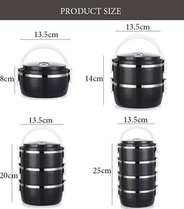 Stainless Steel Heat Preservation Lunch Box 1 Pieces Adult Business Bento Box  Food Container For Kids Portable Picnic School