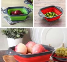 Load image into Gallery viewer, Kitchen Accessories Tools Foldable Fruit Vegetable Washing Basket Strainer Portable Colander Collapsible Drainer Kitchen Gadgets
