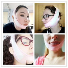 Load image into Gallery viewer, Face Slim V-Line Lift Up Mask Cheek Chin Neck Slimming Thin Belt Strap Beauty Delicate Facial Thin Face Mask Slimming Bandage
