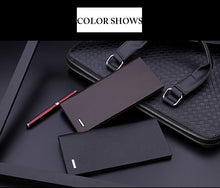 Load image into Gallery viewer, men&#39;s wallet microfiber leather long purse carteira masculina hombre billeteras thin porte 2019 men wallets of leather genuine
