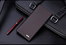 Load image into Gallery viewer, men&#39;s wallet microfiber leather long purse carteira masculina hombre billeteras thin porte 2019 men wallets of leather genuine
