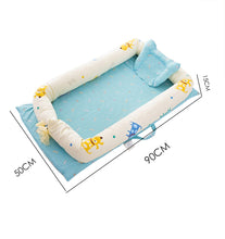 Load image into Gallery viewer, Baby Bed Portable Foldable Baby Crib Cartoon Kids Soft Cotton Nest Cradle Bedding Crib Child Nest Cotton Infant Travel Bed
