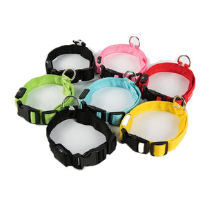 Dog Collar USB Charging LED Light Flashing Nylon Dog Leash For Puppy Small Medium Large Dog Walking Safe Pet Supplies