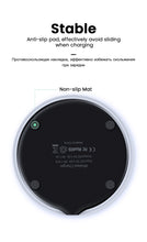 Load image into Gallery viewer, amzish 15W Fast QI Wireless Charger For iPhone 11 Pro 8 X XR XS Max 15W USB Quick Wireless Charging Pad For Samsung S10 S9 Note9
