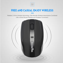 Load image into Gallery viewer, Rocketek USB Wireless Mouse 2.4G 1600DPI 3 buttons ergonomic for imac pro macbook laptop computer pc optical mini mice silent
