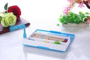 2020 New Creative Multifunctional Pencil Case With Led Light Usb Mini Fan Student Stationery Box Korean Pencil Case Boy And Girl