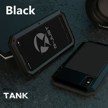 Load image into Gallery viewer, Heavy Duty Protection Doom armor Metal Aluminum phone Case for iPhone 11 Pro Max XR XS MAX 6 6S 7 8 Plus X 5S 5 Shockproof Cover
