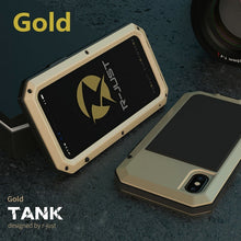 Load image into Gallery viewer, Heavy Duty Protection Doom armor Metal Aluminum phone Case for iPhone 11 Pro Max XR XS MAX 6 6S 7 8 Plus X 5S 5 Shockproof Cover
