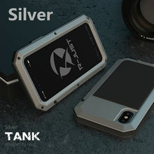 Load image into Gallery viewer, Heavy Duty Protection Doom armor Metal Aluminum phone Case for iPhone 11 Pro Max XR XS MAX 6 6S 7 8 Plus X 5S 5 Shockproof Cover
