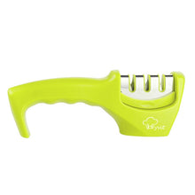 Load image into Gallery viewer, Knife Sharpener 4 in 1 Diamond Coated&amp;Fine Rod Knife Shears and Scissors Sharpening stone System Stainless Steel Blades
