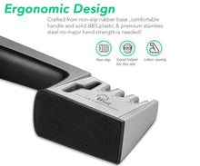 Load image into Gallery viewer, Knife Sharpener 4 in 1 Diamond Coated&amp;Fine Rod Knife Shears and Scissors Sharpening stone System Stainless Steel Blades
