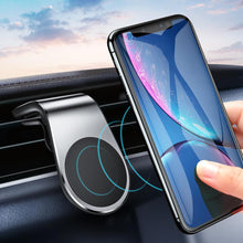 Load image into Gallery viewer, Metal Magnetic Car Phone Holder Mini Air Vent Clip Mount Magnet Mobile Stand For iPhone  XS Max Xiaomi Smartphones in Car
