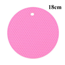 Load image into Gallery viewer, Kitchen Tools Gadgets 18/14cm Silicone Mat Heat Resistant Cup Mat Coasters Round Non-slip Table Placemat Kitchen Accessories M.
