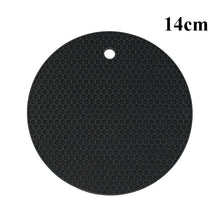 Load image into Gallery viewer, Kitchen Tools Gadgets 18/14cm Silicone Mat Heat Resistant Cup Mat Coasters Round Non-slip Table Placemat Kitchen Accessories M.
