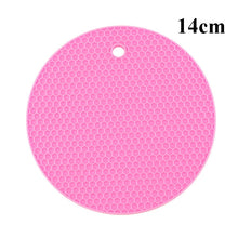 Load image into Gallery viewer, Kitchen Tools Gadgets 18/14cm Silicone Mat Heat Resistant Cup Mat Coasters Round Non-slip Table Placemat Kitchen Accessories M.
