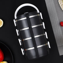 Load image into Gallery viewer, Stainless Steel Heat Preservation Lunch Box 1 Pieces Adult Business Bento Box  Food Container For Kids Portable Picnic School
