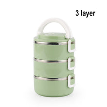 Load image into Gallery viewer, Stainless Steel Heat Preservation Lunch Box 1 Pieces Adult Business Bento Box  Food Container For Kids Portable Picnic School
