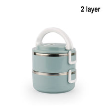 Load image into Gallery viewer, Stainless Steel Heat Preservation Lunch Box 1 Pieces Adult Business Bento Box  Food Container For Kids Portable Picnic School
