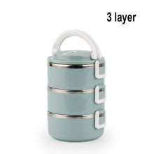 Load image into Gallery viewer, Stainless Steel Heat Preservation Lunch Box 1 Pieces Adult Business Bento Box  Food Container For Kids Portable Picnic School
