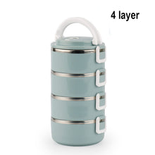 Load image into Gallery viewer, Stainless Steel Heat Preservation Lunch Box 1 Pieces Adult Business Bento Box  Food Container For Kids Portable Picnic School
