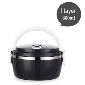 Stainless Steel Heat Preservation Lunch Box 1 Pieces Adult Business Bento Box  Food Container For Kids Portable Picnic School