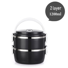 Load image into Gallery viewer, Stainless Steel Heat Preservation Lunch Box 1 Pieces Adult Business Bento Box  Food Container For Kids Portable Picnic School
