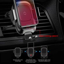 Load image into Gallery viewer, Car Wireless Charger For iPhone 11 Samsung Xiaomi Car Mount Induction Infrared Fast Wireless Charging Car Phone Holder
