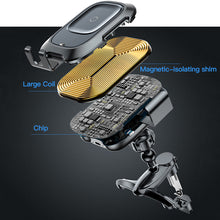 Load image into Gallery viewer, Car Wireless Charger For iPhone 11 Samsung Xiaomi Car Mount Induction Infrared Fast Wireless Charging Car Phone Holder
