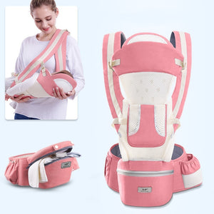 0-48M Ergonomic Baby Carrier 15 Using Way Infant Baby Hipseat Carrier Front Facing Ergonomic Kangaroo Baby Wrap Sling Travel