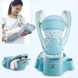 0-48M Ergonomic Baby Carrier 15 Using Way Infant Baby Hipseat Carrier Front Facing Ergonomic Kangaroo Baby Wrap Sling Travel