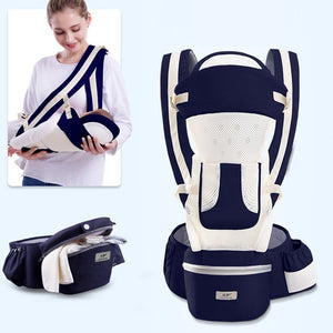 0-48M Ergonomic Baby Carrier 15 Using Way Infant Baby Hipseat Carrier Front Facing Ergonomic Kangaroo Baby Wrap Sling Travel