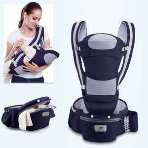 0-48M Ergonomic Baby Carrier 15 Using Way Infant Baby Hipseat Carrier Front Facing Ergonomic Kangaroo Baby Wrap Sling Travel