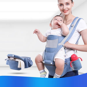 0-48M Ergonomic Baby Carrier 15 Using Way Infant Baby Hipseat Carrier Front Facing Ergonomic Kangaroo Baby Wrap Sling Travel