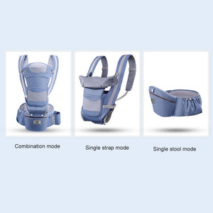 0-48M Ergonomic Baby Carrier 15 Using Way Infant Baby Hipseat Carrier Front Facing Ergonomic Kangaroo Baby Wrap Sling Travel