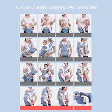 Load image into Gallery viewer, 0-48M Ergonomic Baby Carrier 15 Using Way Infant Baby Hipseat Carrier Front Facing Ergonomic Kangaroo Baby Wrap Sling Travel
